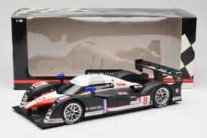 Peugeot 908 HDi LMP1 #8 S. Sarrazin / P. Lamy / S. Bourdais 24 Hours of Le Mans 2nd 2007 Minichamps 1:18 150071208 Metal - imagem 6 de 6