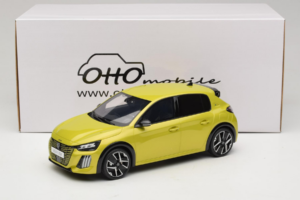 Peugeot E-208 GT Jaune Agueda Otto 1:18 OT1164 Resina - imagem 6 de 6