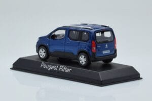 Peugeot Rifter Azul Norev 1:43 479061 Metal - imagem 3 de 4