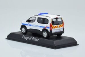 Peugeot Rifter Police Municipale Branco Norev 1:43 479067 Metal - imagem 3 de 4