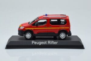 Peugeot Rifter Pompiers Vermelho Norev 1:43 479069 Metal