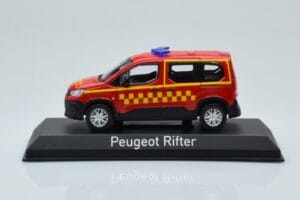 Peugeot Rifter Sapeurs Pompiers Vermelho Norev 1:43 479071 Metal
