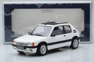 Peugeot 205 GTi 1.6 Branco Norev 1:18 184849 Metal - imagem 8 de 8
