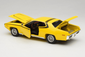 Plymouth Satellite Daisy Dukes of Hazzard Auto World 1:18 AWSS105/06 Metal - imagem 5 de 8