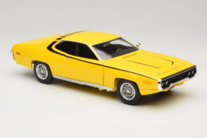 Plymouth Satellite Daisy Dukes of Hazzard Auto World 1:18 AWSS105/06 Metal - imagem 6 de 8