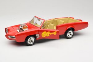 Pontiac GTO Monkeemobile Vermelho ERTL 1:18 33150 Metal - imagem 2 de 8