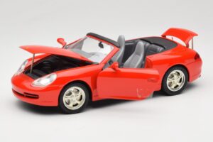 Porsche 911 996 Cabriolet Vermelho Mira 1:18 06930 Metal - imagem 2 de 8