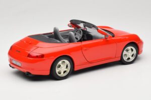 Porsche 911 996 Cabriolet Vermelho Mira 1:18 06930 Metal - imagem 3 de 8