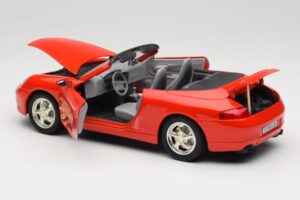Porsche 911 996 Cabriolet Vermelho Mira 1:18 06930 Metal - imagem 5 de 8