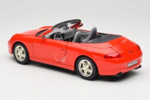 Porsche 911 996 Cabriolet Vermelho Mira 1:18 06930 Metal - imagem 7 de 8