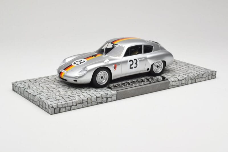 Porsche 356B 1600 GS Carrera GTL Abarth #23 G. Koch GP Solitude 1962 Minichamps 1:18 107626823 Resina