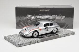 Porsche 356B 1600 GS Carrera GTL Abarth #42 H. Herrmann / H. Linge Targa Florio 1962 Minichamps 1:18 107626842 Resina - imagem 6 de 6