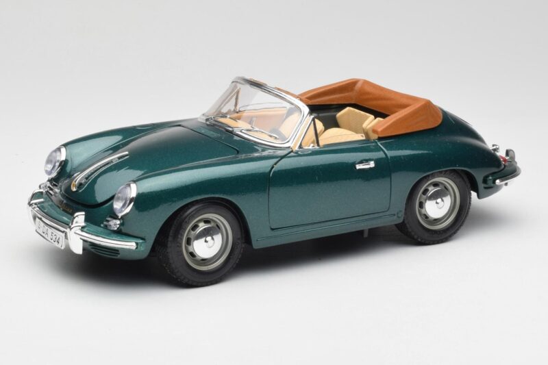 Porsche 356B Cabriolet Verde Bburago 1:18 3051-M1 Metal