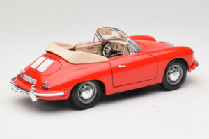 Porsche 356B Cabriolet Vermelho Tchibo 1:18 45703 Metal - imagem 3 de 8