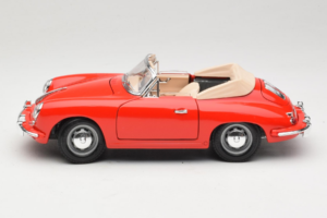 Porsche 356B Cabriolet Vermelho Tchibo 1:18 45703 Metal - imagem 4 de 8