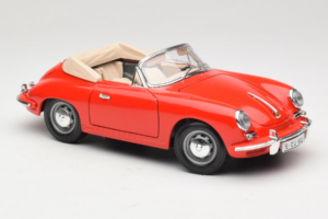Porsche 356B Cabriolet Vermelho Tchibo 1:18 45703 Metal - imagem 6 de 8