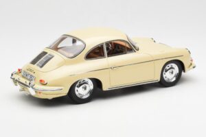 Porsche 356B Carrera 2 Marfim GT Spirit 1:18 GT010ZM Resina - imagem 2 de 6