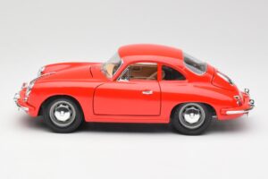 Porsche 356B Vermelho Bburago 1:18 3021 Metal - imagem 4 de 8