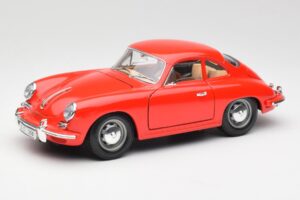 Porsche 356B Vermelho Bburago 1:18 3021 Metal