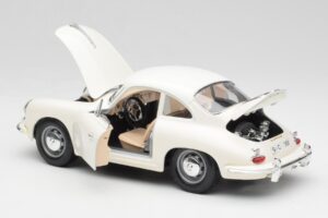 Porsche 356B Branco Bburago 1:18 3021-M3 Metal - imagem 5 de 8