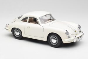 Porsche 356B Branco Bburago 1:18 3021-M3 Metal - imagem 6 de 8