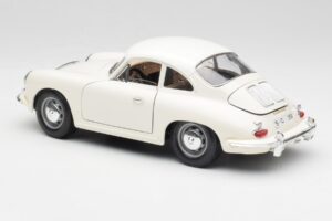 Porsche 356B Branco Bburago 1:18 3021-M3 Metal - imagem 7 de 8