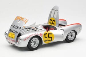 Porsche 550-1500 RS Spyder #55 H. Herrmann Carrera Panamericana 1954 AUTOart 1:18 85470 Metal - imagem 2 de 8