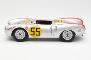 Porsche 550-1500 RS Spyder #55 H. Herrmann Carrera Panamericana 1954 AUTOart 1:18 85470 Metal - imagem 4 de 8