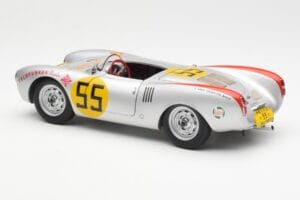 Porsche 550-1500 RS Spyder #55 H. Herrmann Carrera Panamericana 1954 AUTOart 1:18 85470 Metal - imagem 7 de 8