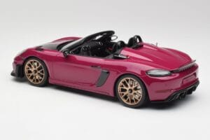 Porsche 718 982 Spyder RS Weissach Package Ruby Star Neo GT Spirit 1:18 GT486 Resina - imagem 5 de 6