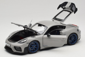 Porsche 718 Cayman 982 GT4 RS Weissach Package Chalk Norev 1:18 187253 Metal - imagem 3 de 8