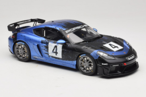 Porsche 718 Cayman GT4 RS Clubsport Preto Azul Otto 1:18 OT469 Resina - imagem 4 de 6