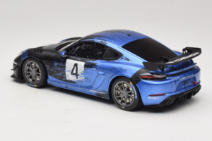 Porsche 718 Cayman GT4 RS Clubsport Preto Azul Otto 1:18 OT469 Resina - imagem 5 de 6