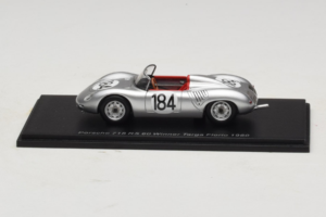 Porsche 718 RS 60 #184 J. Bonnier / H. Herrmann Winner Targa Florio 1960 Spark 1:43 43TF60 Resina