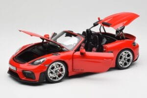 Porsche 718 Spyder RS Guards Red Norev 1:18 187271 Metal - imagem 2 de 8