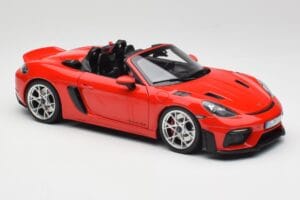 Porsche 718 Spyder RS Guards Red Norev 1:18 187271 Metal - imagem 6 de 8