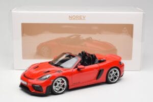 Porsche 718 Spyder RS Guards Red Norev 1:18 187271 Metal - imagem 8 de 8