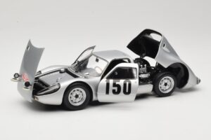 Porsche 904 GTS #150 E. Bohringer Rally Monte Carlo 1965 Class Winner Minichamps 1:18 180656750 Metal - imagem 2 de 8