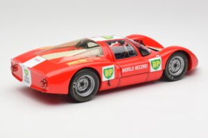 Porsche 906E BP World Record Runs Monza 1967 Minichamps 1:18 100676100 Metal - imagem 3 de 8