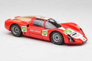 Porsche 906E BP World Record Runs Monza 1967 Minichamps 1:18 100676100 Metal - imagem 6 de 8