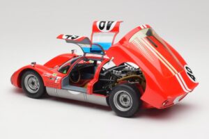 Porsche 906K #49 R. Vogele / J. Siffert 12 Hours of Sebring 1966 Minichamps 1:18 100666149 Metal - imagem 5 de 8