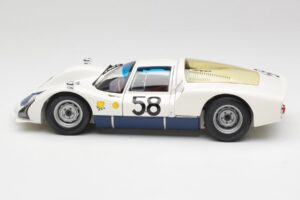 Porsche 906K #58 G. Klass / R. Stommelen 24 Hours of Le Mans 1966 Minichamps 1:18 100666158 Metal - imagem 4 de 8
