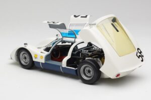Porsche 906K #58 G. Klass / R. Stommelen 24 Hours of Le Mans 1966 Minichamps 1:18 100666158 Metal - imagem 5 de 8