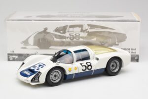 Porsche 906K #58 G. Klass / R. Stommelen 24 Hours of Le Mans 1966 Minichamps 1:18 100666158 Metal - imagem 8 de 8