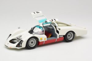 Porsche 906 LH #31 H. Herrmann / H. Linge Porsche System Engineering 24 Hours of Le Mans 1966 Minichamps 1:18 100666131 Metal - imagem 2 de 8