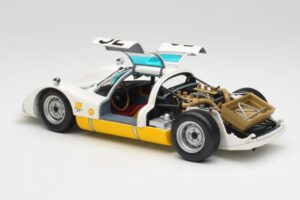 Porsche 906LH #32 Porsche System Engineering G. Schutz / P. De Klerk 24 Hours of Le Mans 1966 Minichamps 1:18 100666132 Metal - imagem 5 de 8