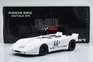Porsche 908/02 #66A S. McQueen Holtville 1970 AUTOart 1:18 87073 Metal - imagem 8 de 8