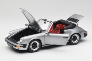 Porsche 911 930 Carrera 3.2 Cabriolet Cinzento Metálico Minichamps 1:18 100063034 Metal - imagem 2 de 8