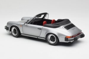 Porsche 911 930 Carrera 3.2 Cabriolet Cinzento Metálico Minichamps 1:18 100063034 Metal - imagem 7 de 8