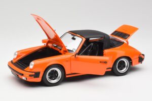 Porsche 911 930 Carrera 3.2 Targa Laranja Minichamps 1:18 100063064 Metal - imagem 2 de 8